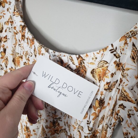 SKYLAR MADISON Telluride Autumn Foliage Floral Mini Dress - Picture 4 of 8